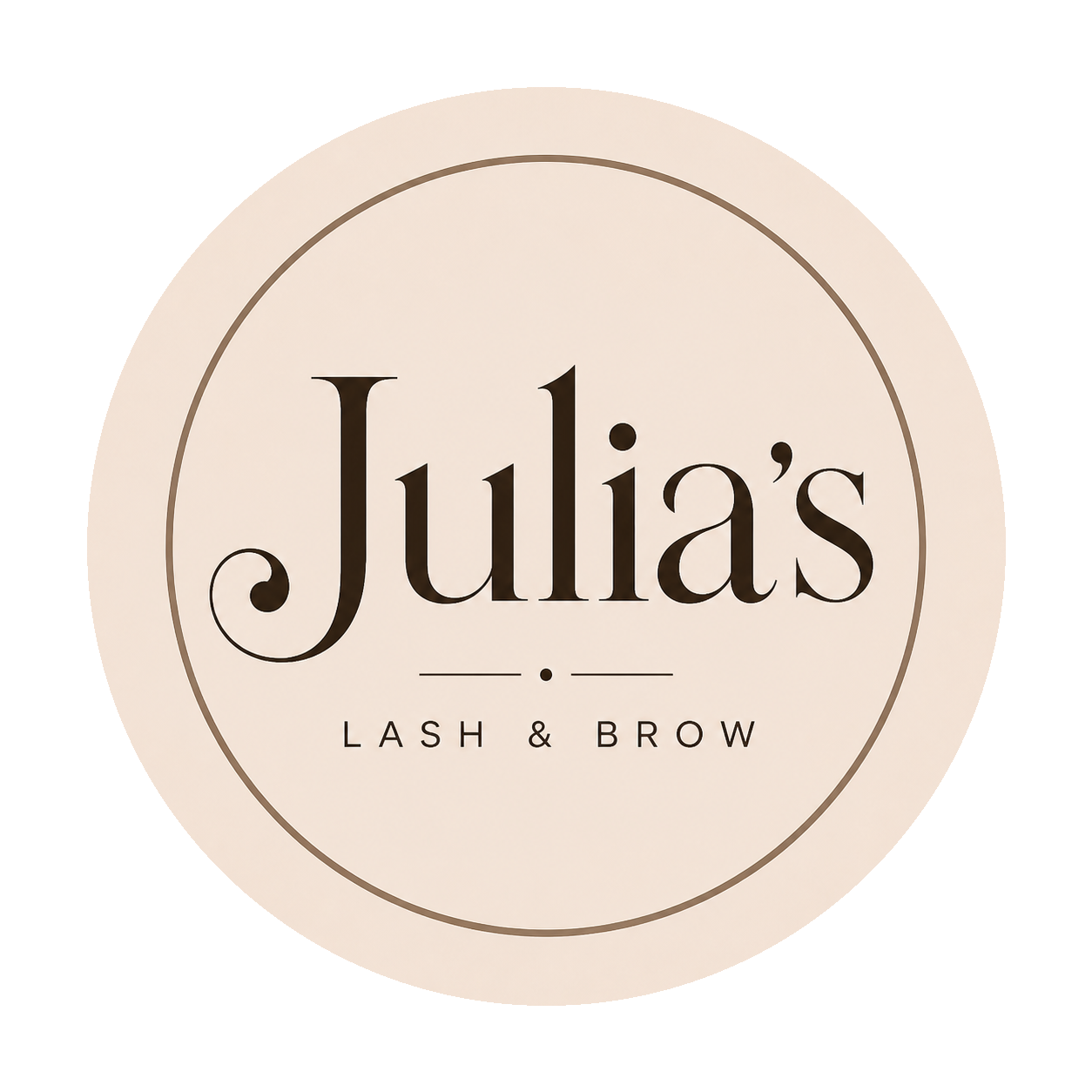 Julia's Lash & Brow logo